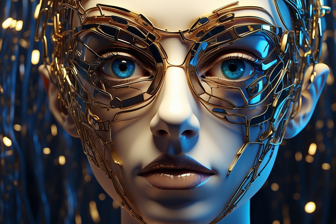  [Artistic] of a [Human Face] [fragmenting] in a [Virtual Reality] during [Twilight], [Binary Codes, Holographic Images] in the background, eliciting a [Mystical, Confusing] mood. Art style: [Abstract, Futurism]. Art inspirations: [Salvador Dalí, Matrix Movies]. Captured with a [3D Rendering, High Detail] using a [Virtual Reality Setup], with [Holographic Effects, Dynamic Lighting]. Render Info: [High Definition, Realistic Textures, Virtual Environment].